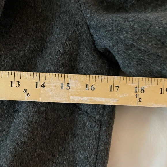 XS Sam Edelman Classic Grey Wool Trench Coat Single Breasted NWT-New! - Picture 10 of 14